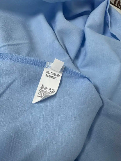 Ensemble femme 2 pièces décontracté : chemise à manches longues avec boutons et poches et short assorti