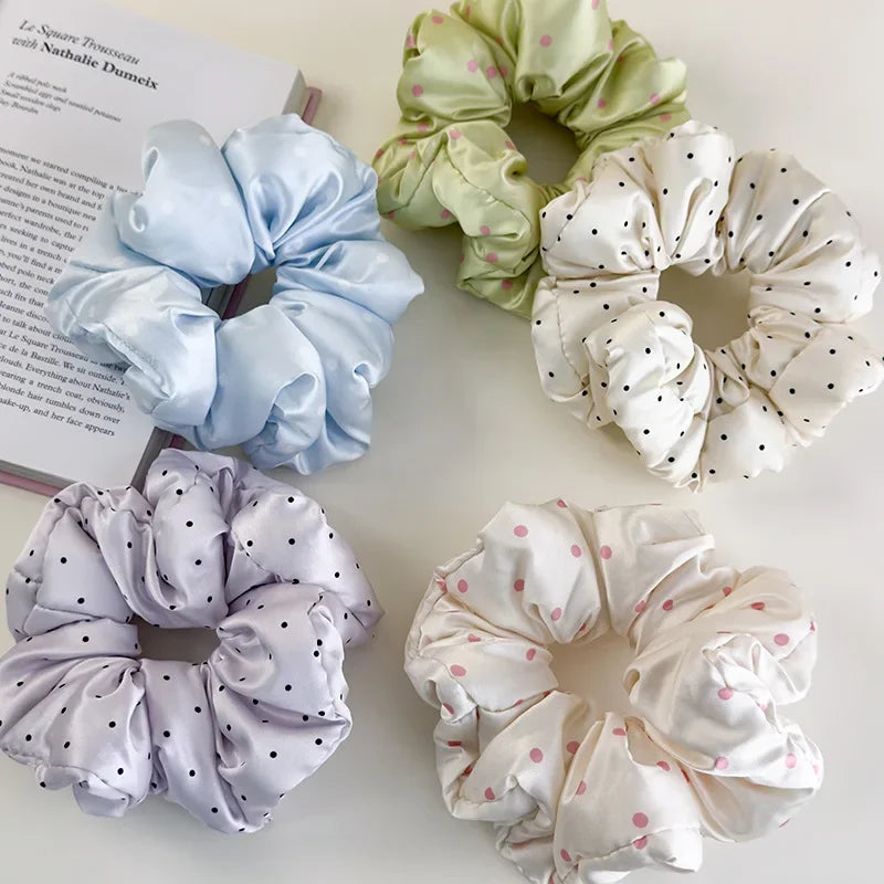 Chouchous à pois fleuris.