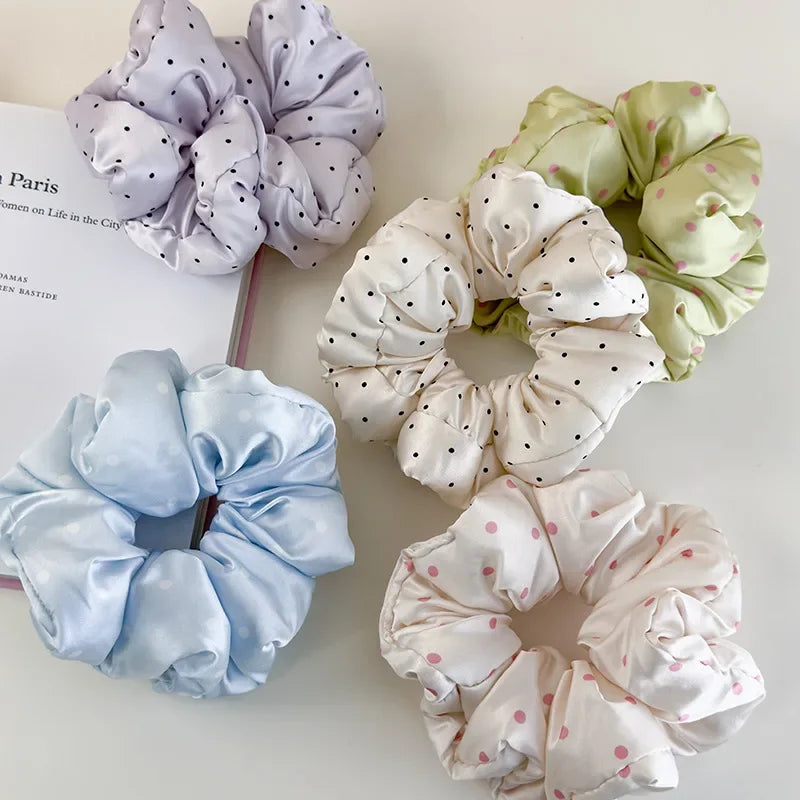 Chouchous à pois fleuris.