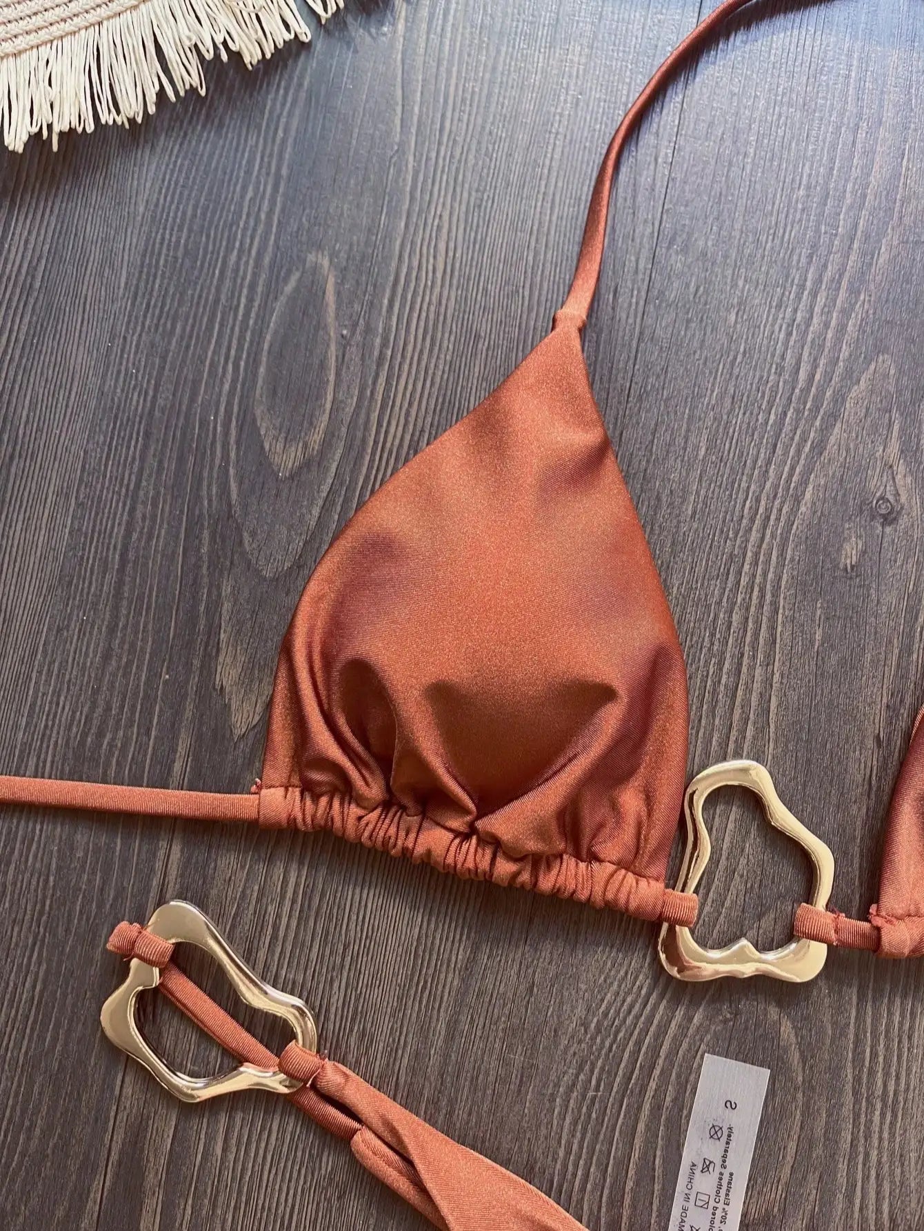 Bikini micro dos nu 2026 pour femme, maillot de bain uni, ensemble bikini string, tenue de plage brésilienne.