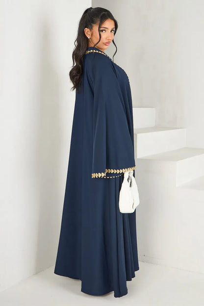 Abaya cardigan pudique pour femme.