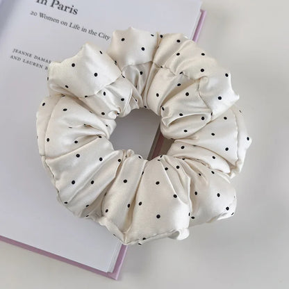 Chouchous à pois fleuris.