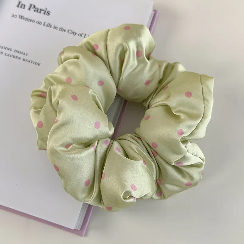 Chouchous à pois fleuris.