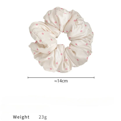 Chouchous à pois fleuris.