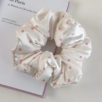 Chouchous à pois fleuris.