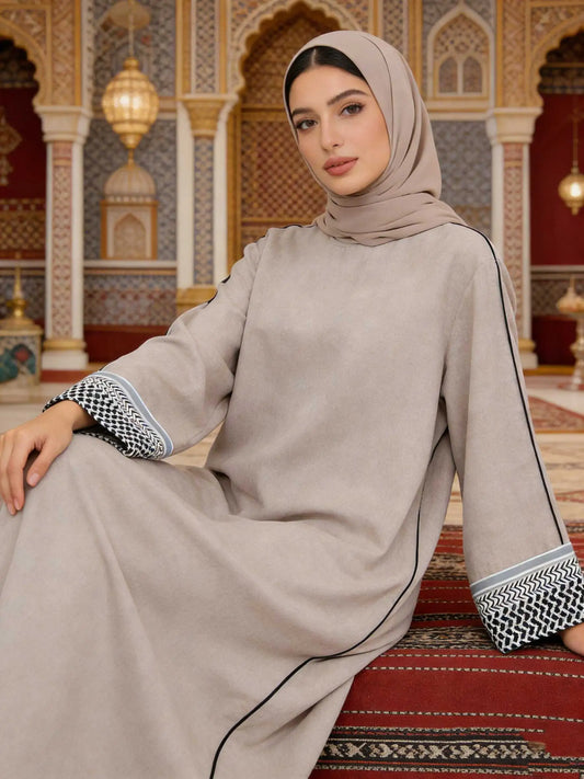 Robe de luxe de Dubaï, robe longue , kaftan