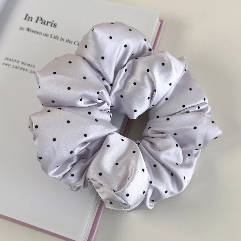 Chouchous à pois fleuris.