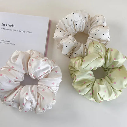 Chouchous à pois fleuris.