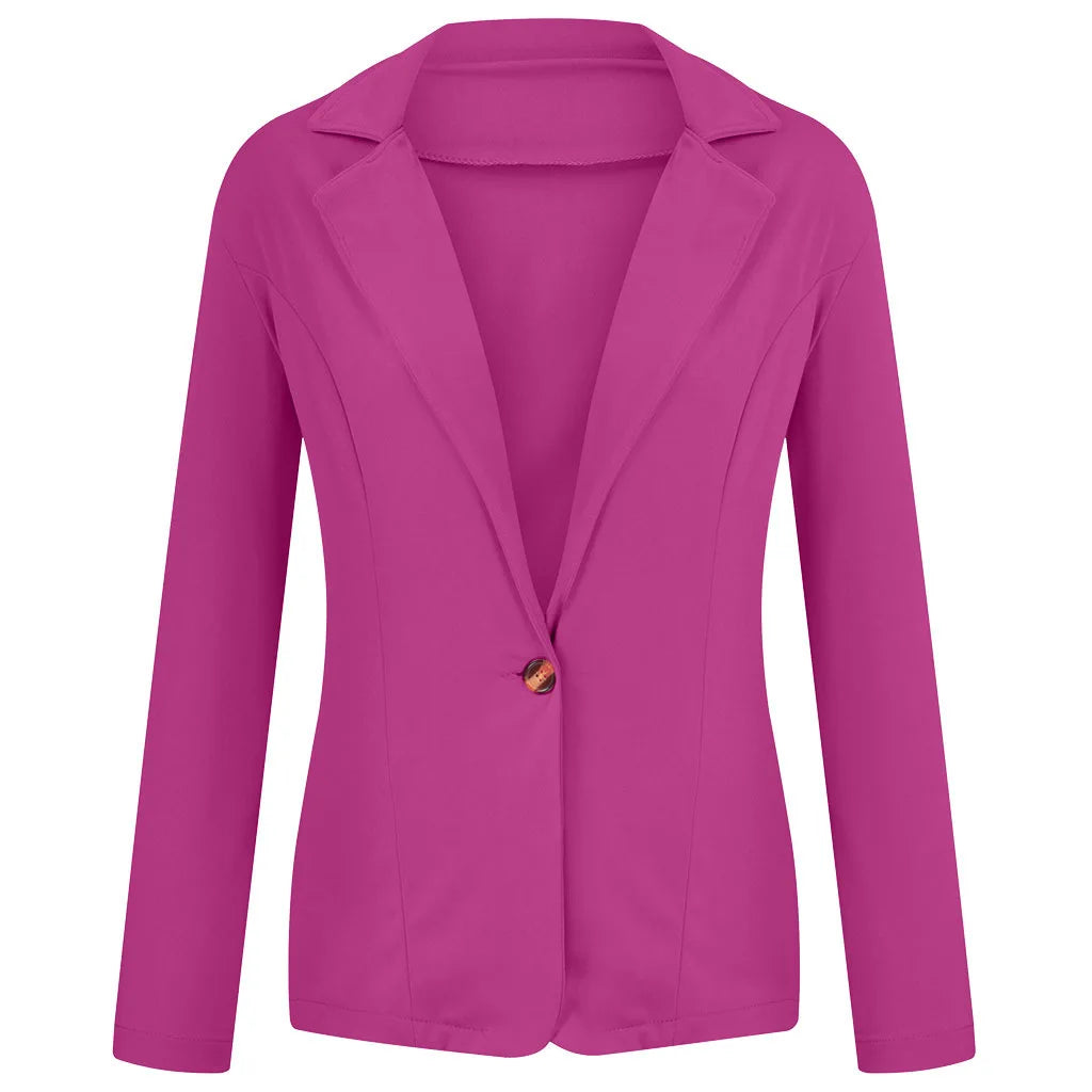 blazer habillé, pour femme, veste à poches, manteau ample